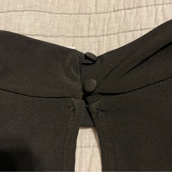 Torrid Black Studio Knit Choker Neck Top Size 0 Large 12 - Picture 13 of 14